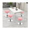 360 Degree Swivel Adjustable Stool With Pu Leather Seat