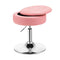 360 Degree Swivel Adjustable Stool With Pu Leather Seat