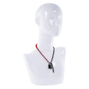 S And M Exs And Ohs Crystal Day Red Black Collar Jewellery