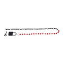 S And M Exs And Ohs Crystal Day Red Black Collar Jewellery