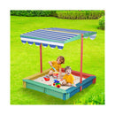 Kids Wooden Sandbox 120X120Cm