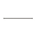 Satin Nickel Curtain Rod Steel Quiet Rail Pole Pommel Set Adjustable