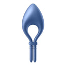Satisfyer Bullseye Blue Vibrating Adjustable Lasso Cock Ring