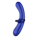 Satisfyer Double Crystal Blue Glass Double Ended Dildo