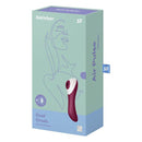 Satisfyer Dual Crush Red Air Pulse Stimulator With Vibration
