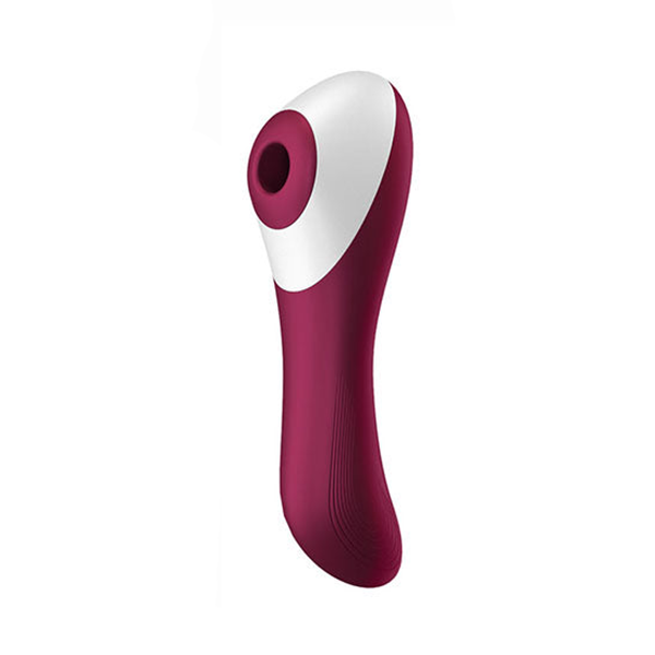 Satisfyer Dual Crush Red Air Pulse Stimulator With Vibration