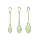 Satisfyer Yoni Power Balls 2 Green 3 Pc Set