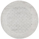 Amber Bay Cream Round Cotton Rug 160cm