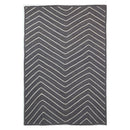 Ivory Bay Grey Chevron Rug