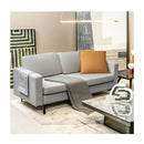 Seat Sofa Upholstered Fabric Modern Loveseat Couch With Remote Control