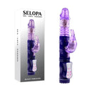 Selopa Bunny Thruster Purple Thrusting Rabbit Vibrator