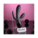 Selopa Triple Aces Black Usb Rechargeable Triple Stimulator Vibrator