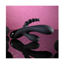 Selopa Triple Aces Black Usb Rechargeable Triple Stimulator Vibrator