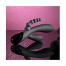 Selopa Triple Aces Black Usb Rechargeable Triple Stimulator Vibrator
