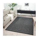 Serene Charcoal Multi Texture Pile Rug