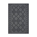 Serene Charcoal Multi Texture Pile Rug