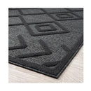 Serene Charcoal Multi Texture Pile Rug