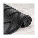 Serene Charcoal Multi Texture Pile Rug