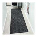 Serene Charcoal Runner Rug
