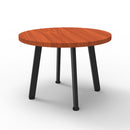 Serenity Coffee Table Cherry Top Black Legs 600Mm Diameter