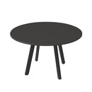 Serenity Meeting Table Round 1200Mm Diameter Black Top Black Base