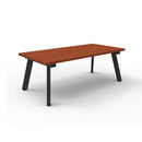 Serenity Rectangular Coffee Table 1200 X 600 X 450Mm Cherry Black Base