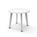 Serenity Round Coffee Table White Top White Frame 500mm Dia x 450mm H