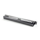 Serveredge 1Ru Horizontal 24 Slots Metal Cable Management Rail