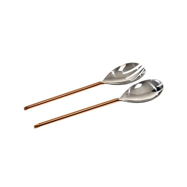 Bronze Duette A Pair Of Timeless Salad Servers In Radiant Elegance