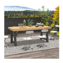 Set Of 2 Folding Chair With Ergonomic Backrest Curved Feet