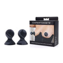 Set Of 2 Sportsheets Velvet Noir Silicone Nipple Suckers