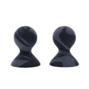 Set Of 2 Sportsheets Velvet Noir Silicone Nipple Suckers