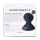 Set Of 2 Sportsheets Velvet Noir Silicone Nipple Suckers