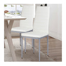 Set Of 4 Chairs With High Backrest For Dining Room Restaurant
