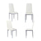 Set Of 4 Chairs With High Backrest For Dining Room Restaurant