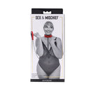 Sex And Mischief Amor Collar And Leash Red Restraint