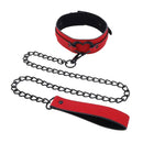 Sex And Mischief Amor Collar And Leash Red Restraint