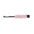 Sex And Mischief Brat Faux Fur Flogger Black 50 Cm Whip With Feather