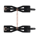Sex And Mischief Brat Handcuffs Black Rose Gold Restraints