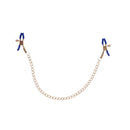 Sex And Mischief Cougar Chained Nipple Clamps Gold
