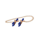 Sex And Mischief Cougar Chained Nipple Clamps Gold