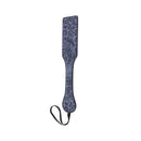 Sex And Mischief Cougar Studded Paddle With Gold Studs Navy Blue
