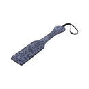 Sex And Mischief Cougar Studded Paddle With Gold Studs Navy Blue