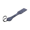 Sex And Mischief Cougar Studded Paddle With Gold Studs Navy Blue