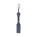 Sex And Mischief Cougar Studded Paddle With Gold Studs Navy Blue