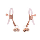 Sex And Mischief Peaches N Creame Bell Peach Rose Gold Nipple Clamps