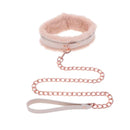 Sex And Mischief Peaches N Creame Fur Collar And Leash Peach