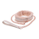 Sex And Mischief Peaches N Creame Fur Collar And Leash Peach