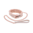 Sex And Mischief Peaches N Creame Fur Collar And Leash Peach