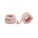 Sex And Mischief Peaches N Creame Fur Handcuffs Peach Restraints